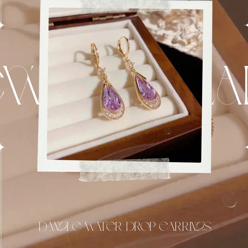 Dangle Water Drop Earrings
