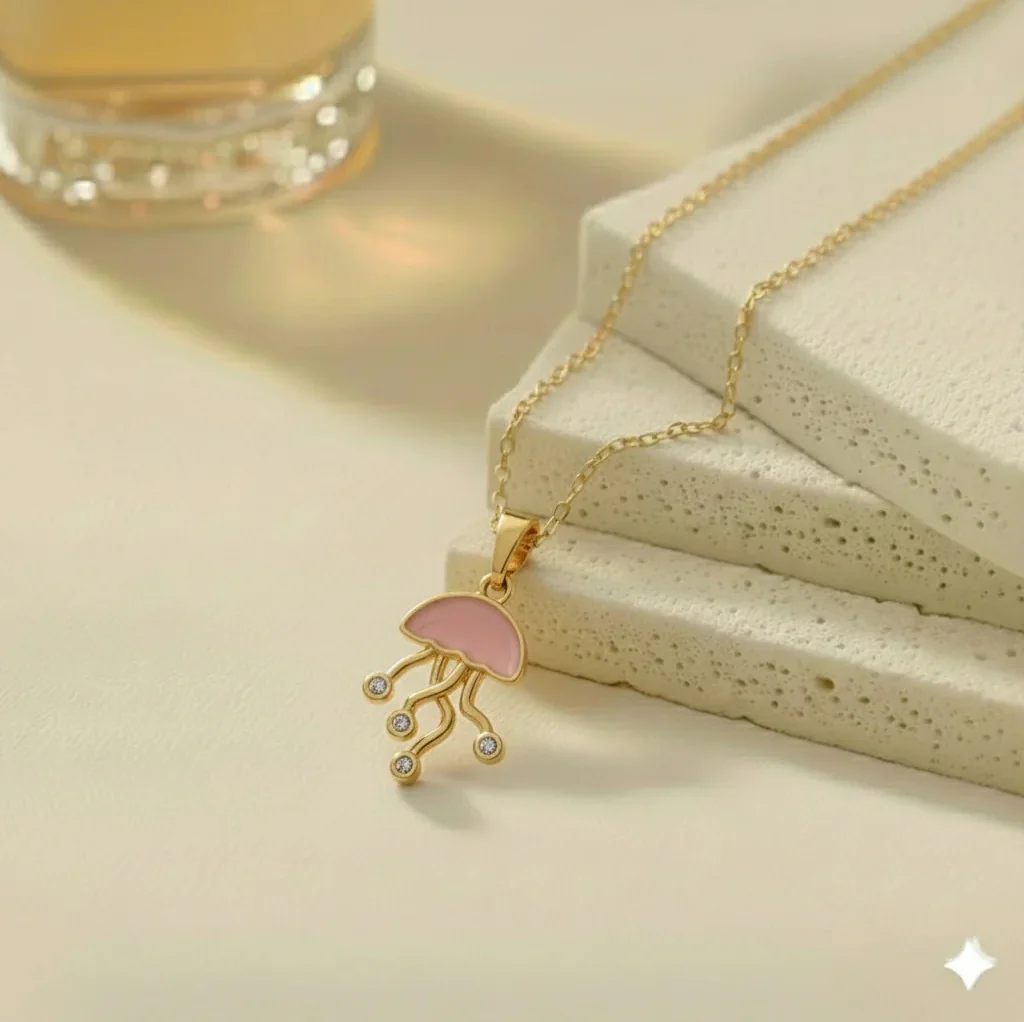 Unique Jellyfish Necklace